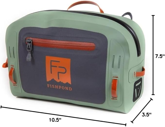 fishpond Thunderhead Small Submersible Fishing Fanny Pack - Eco Yucca | Waterproof Fly Fishing Bag | Fishing Waist Pack