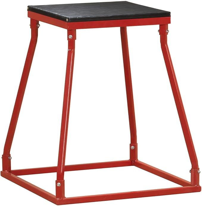 Body-Solid Tools Steel Frame Plyo Box - Ideal for Plyometric Jump Box Workouts, Step Up Exercises - Essential Equipment for Home Gym