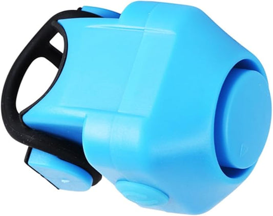 VICASKY Electric Bike Horn with Warning Sound Handlebar Mount Strap Compact Cycling Horn for Mountain and Road Bikes Easy No-Tool Installation Loud Bicycle Alarm for Adults