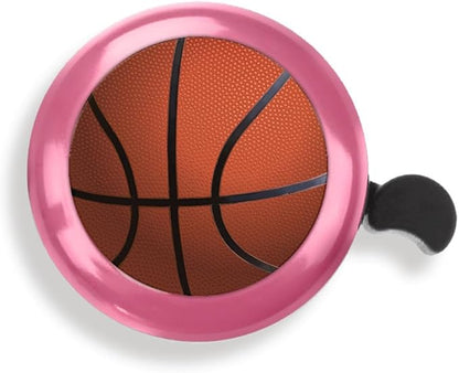 WIRESTER Pink Aluminum Round Bike Bell, Classic Ring Bicycle Bell, Bike Accessories Bell Ring for Adults Kids Girls Boys