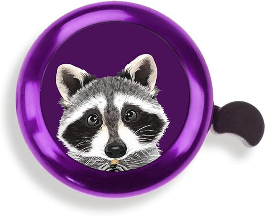 WIRESTER Purple Aluminum Round Bike Bell, Classic Ring Bicycle Bell, Bike Accessories Bell Ring for Adults Kids Girls Boys