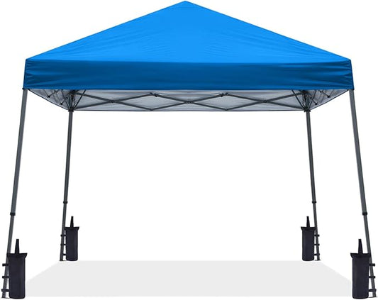 ABCCANOPY Stable Pop up Outdoor Canopy Tent 12 x 12 ft Base / 10 x 10 ft Top, Royal Blue
