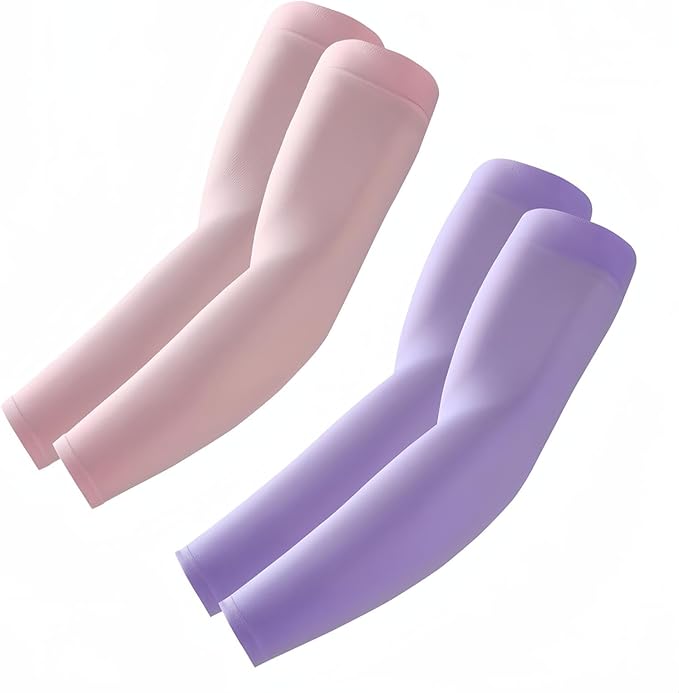 Arm Sleeves, Cooling UV Sun Protection Sports Compression for Men/Women