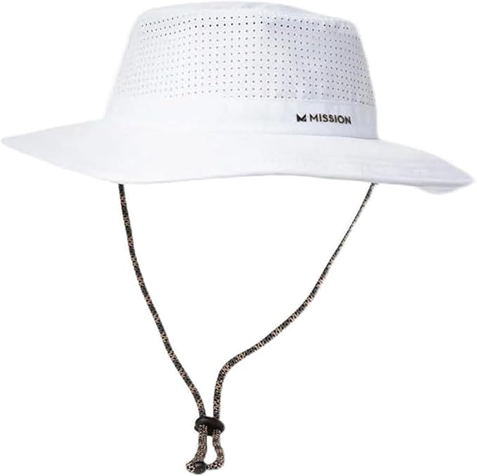 MISSION Cooling UPF Boonie Hat - Unisex Sun Hat for Hiking, Beach & Fishing - Sweat & Water Activated Technology