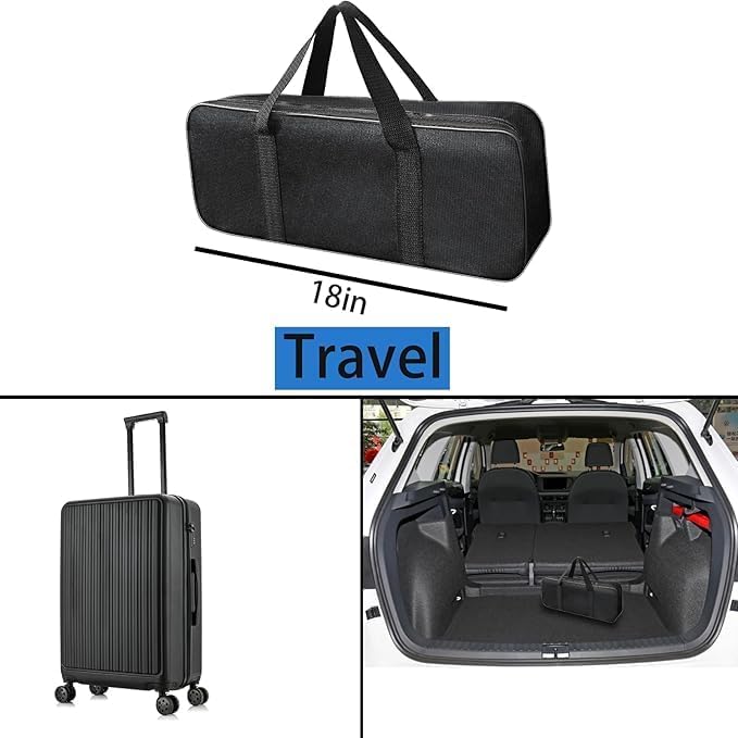 Fishing Pole Combo, 6.9ft 2Pcs Telescopic Rods Set, Collapsible Carbon Fiber Fishing Rods, 2PCS Spinning Reel Set with Carrier Bag Freshwater Fishing Rod and Reel Combos Kits