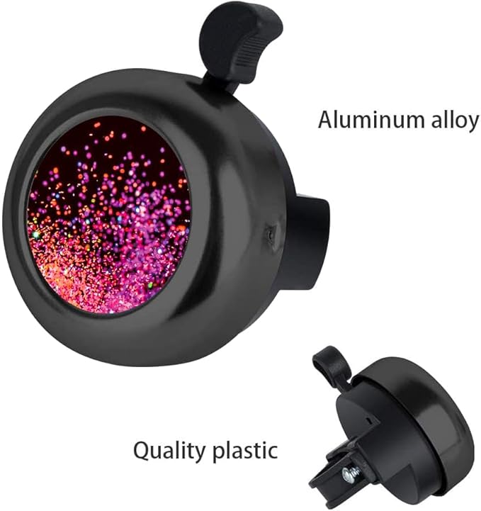 MZELQ Bicycle Bell Cute Clear Sound Adjustable Size Aluminum Bike Accessories Bell Ring for Girls Women Kids Adults