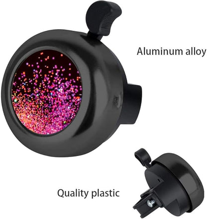 MZELQ Bicycle Bell Cute Clear Sound Adjustable Size Aluminum Bike Accessories Bell Ring for Girls Women Kids Adults