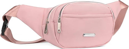 DAITET Crossbody Fanny Pack for Men&Women,Large Waist Bag & Hip Bum Bag with Adjustable Strap for Outdoors Workout Traveling Casual Running Hiking Cycling