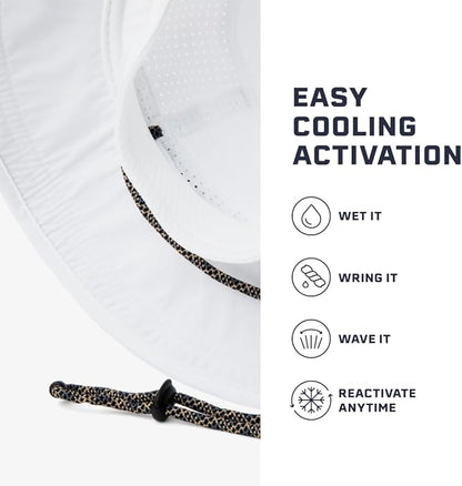 MISSION Cooling UPF Boonie Hat - Unisex Sun Hat for Hiking, Beach & Fishing - Sweat & Water Activated Technology