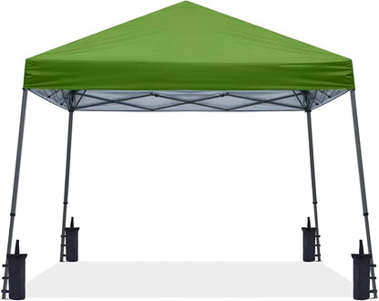 ABCCANOPY Stable Pop up Outdoor Canopy Tent 10 x 10 ft Base / 8 x 8 ft Top, Grass Green