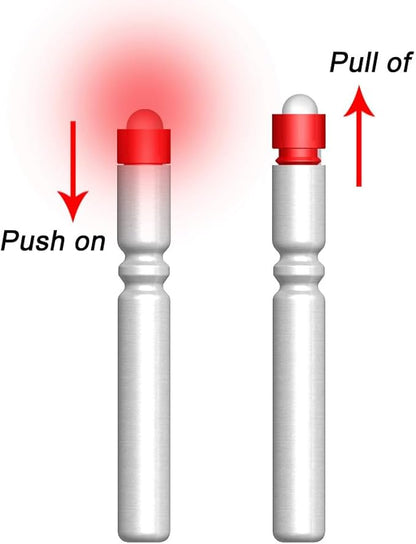 Fishing Bobber Lights,Night Fishing Float Lights,Fishing Glow Sticks,Lighted Nocks for Arrows 6-Pack