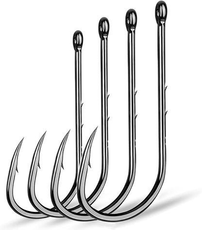 AMHDV 200pcs/pack Baitholder Fishing Hooks Forged Long Shanked Fishing Hook Barbed Shank Beak Bait Holder Hooks