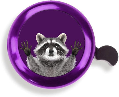 WIRESTER Purple Aluminum Round Bike Bell, Classic Ring Bicycle Bell, Bike Accessories Bell Ring for Adults Kids Girls Boys