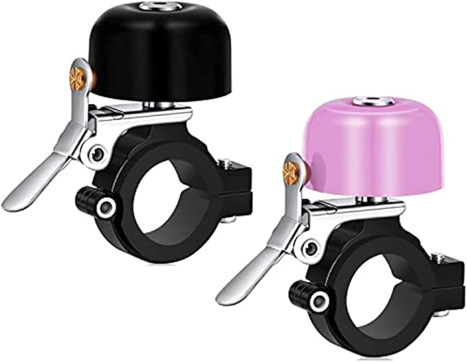 Greallthy Bike Bell Classic Brass Bicycle Bell,Bike Bells for Adults Kids, Loud Retro Bell for Road & Mountain Bikes, Universal Handlebar Fit.