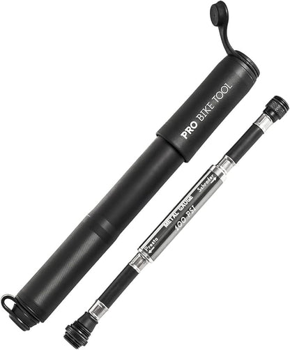 Pro Bike Tool Mini Bike Pump - Compact and Portable Bicycle Tire Pump for Fast Inflation - Compatible with Presta and Schrader Valves - Lightweight and Durable Design - Essential Bicycle Accessories