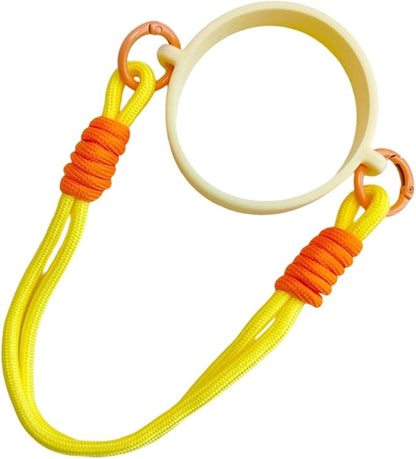 Portable Silicone Cup Sleeve with Adjustable Strap for Coffee Tumblers Water Bottles Beverage Carriers