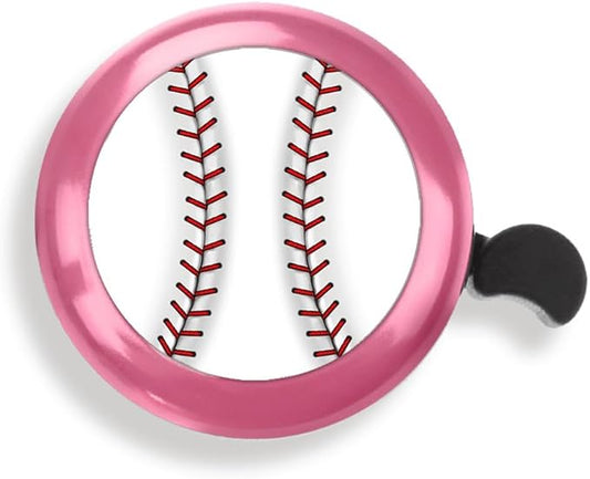 WIRESTER Pink Aluminum Round Bike Bell, Classic Ring Bicycle Bell, Bike Accessories Bell Ring for Adults Kids Girls Boys