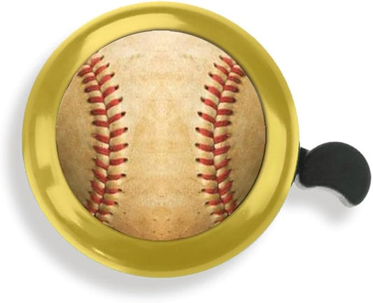 WIRESTER Gold Aluminum Round Bike Bell, Classic Ring Bicycle Bell, Bike Accessories Bell Ring for Adults Kids Girls Boys