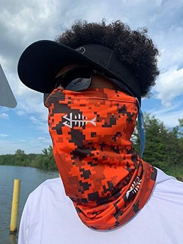 BASSDASH UPF 50+ UV Sun Protection Neck Gaiter Fishing Mask Hunting Kayaking Hiking Cycling Ski Sports