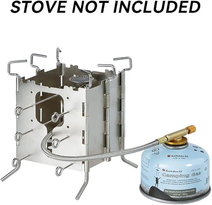 Hotdevil Isobutane Fuel Canister 100 Gram Camping Stove Fuel Butane Propane Blend Camping Fuel Gas Canister Backpacking Fuel Light-weight Compact Camping Fuel Mini Propane Tanks Camp Stove Fuel 3.53oz