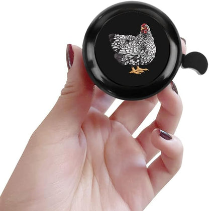 WIRESTER Cute Aluminum Round Bike Bell, Classic Ring Bicycle Bell, Bike Accessories Bell Ring for Adults Kids Girls Boys (Black, Red, Blue, Purple)