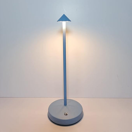 Cordless Table Lamps,Rechargeable Led Touch Bar Lamp,Portable Battery Desk Lamp,Brightness Dimmable Small Table Lamps,Minimalist Design,for Living Room/Restaurant/Couple Dinner/(Blue)