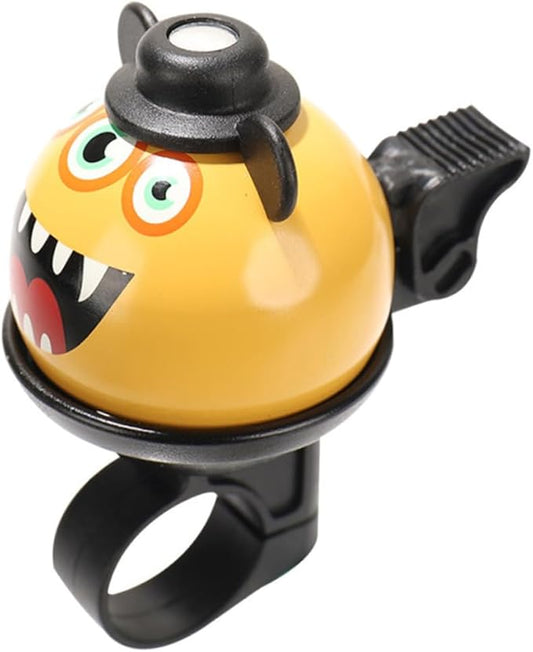 TOYANDONA Cute Cartoon Bike Bell Loud Crisp Sound Cycling Accessory Lightweight Easy Install for Mountain Bikes Scooters Strollers Gift for Boys