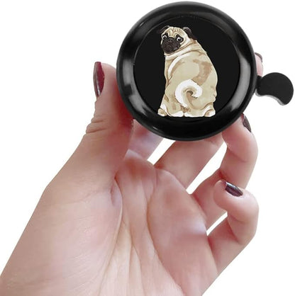 WIRESTER Cute Aluminum Round Bike Bell, Classic Ring Bicycle Bell, Bike Accessories Bell Ring for Adults Kids Girls Boys (Black, Red, Blue, Purple)