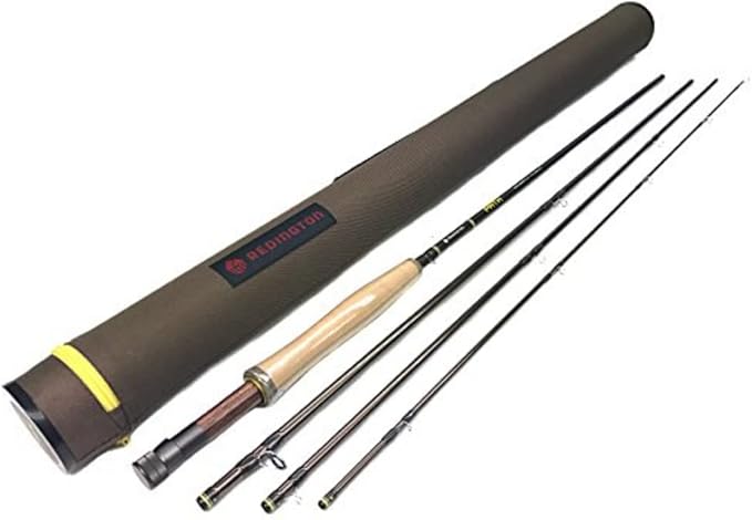 Redington Path Fly Fishing Rod with Tube, 4 Pieces, Medium Fast Action Freshwater Fly Rod, Case Included