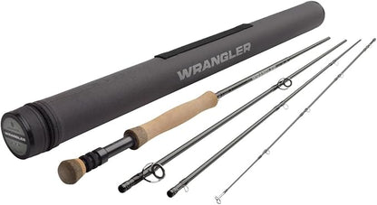 Redington Wrangler Fly Fishing Rod, 4-Piece Fly Rod, Durable Nylon Travel Tube