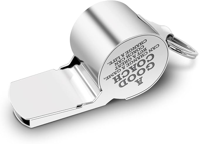 Whistle Thank You Volleyball Gifts for Coaches Teachers Whistle Emergency Coach Referee Lifeguard Loud Whistle for Men Women Referees Coach School Sports Coaches Whistle with Lanyard Cheer Coach Gift.