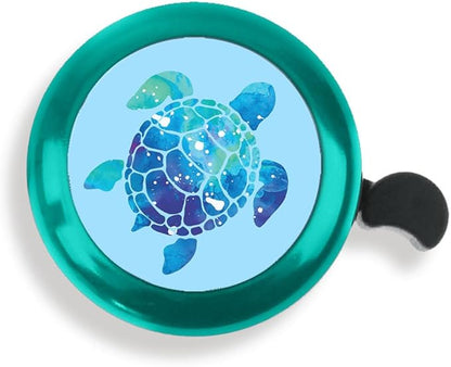 WIRESTER Green Aluminum Round Bike Bell, Classic Ring Bicycle Bell, Bike Accessories Bell Ring for Adults Kids Girls Boys