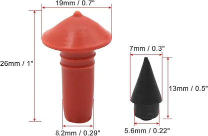 VideoPUP Tire Repair Kit, Tire Plug Kit Heavy Duty Professional, Deluxe Tubeless Tire Plugger Repair Kit with Mushroom Plug for Motorcycle, Truck, ARB, ATV, Tractor, RV, SUV, Trailer