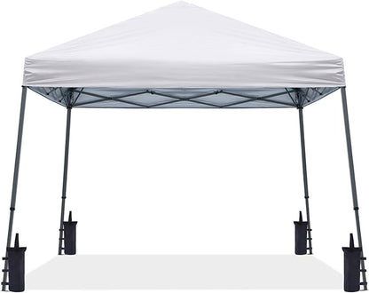 ABCCANOPY Stable Pop up Outdoor Canopy Tent 8 x 8 ft Base / 6 x 6 ft Top, White