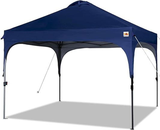 ABCCANOPY Outdoor Pop up Canopy Tent, 6x6 Instant Portable Canopy for Camping, Beach, Backyard, Navy Blue