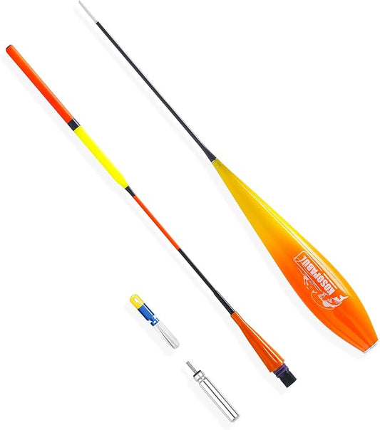 Fishing Bobbers, Fishing Floats, light up bobbers night fishing, slip bobbers for fishing, day or night fishing gear, LED Color-Changing Signal for Fishing, Deep Stillwater(5-12 meters)