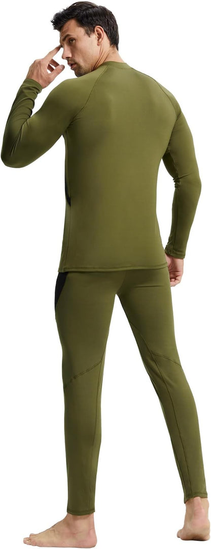 CL convallaria Thermal Underwear Long Johns Set Mens Winter Gift Hunting Gear Sport Base Layer Bottom Top