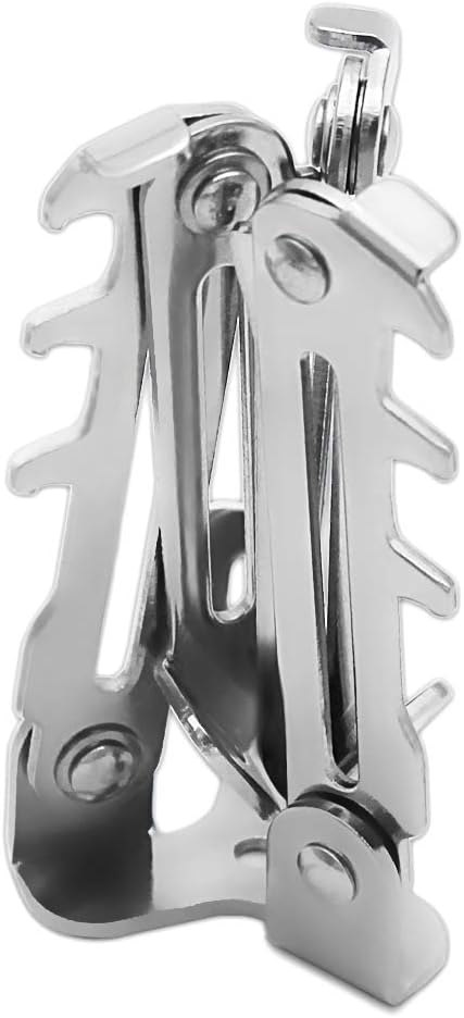 MCAMPAS Mini Fuel Can Stabilizer Stand, Foldable 304 Stainless Steel Tripod for Camping Stoves, Butane/Propane Canisters - Outdoor Hiking Cooking Gear