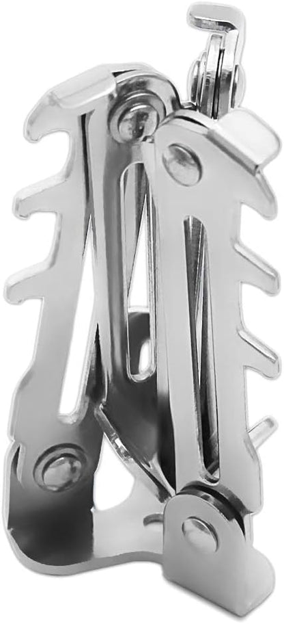 MCAMPAS Mini Fuel Can Stabilizer Stand, Foldable 304 Stainless Steel Tripod for Camping Stoves, Butane/Propane Canisters - Outdoor Hiking Cooking Gear