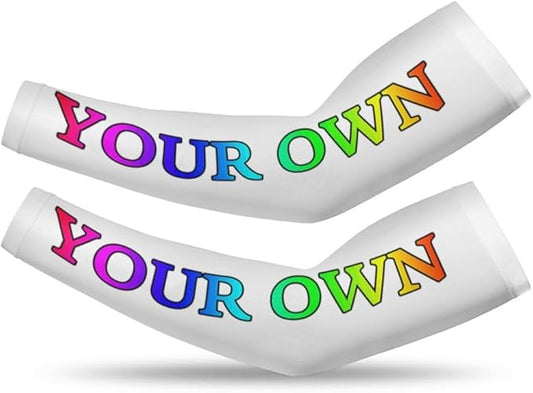 Custom Arm Sleeve Personalized Cooling Compression Arm Shield Add Image Text Elastic Oversleeve Sleeves Covers