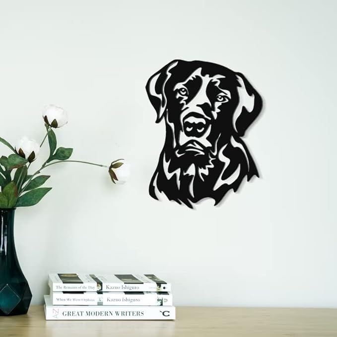 Labrador Dog Head Wall Hanging Resin Silicone Mold, Dog Epoxy Casting Mold for Home Office Wall Hanging, DIY Crafts Door Wall Art Party Pet Decoration