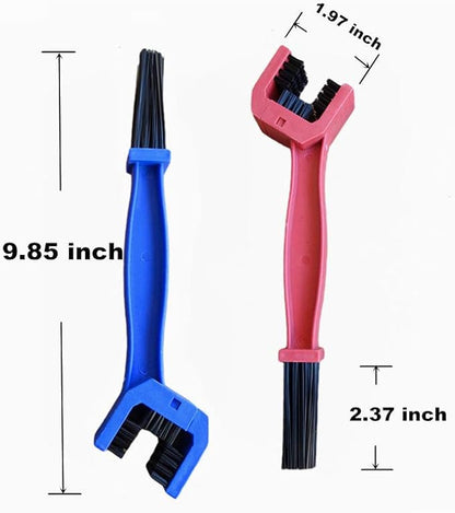 2 Pack Bike Chain Cleaner, Bicycle Chain Washer Motorcycle Chain Cleaning Crankset Brush Tool