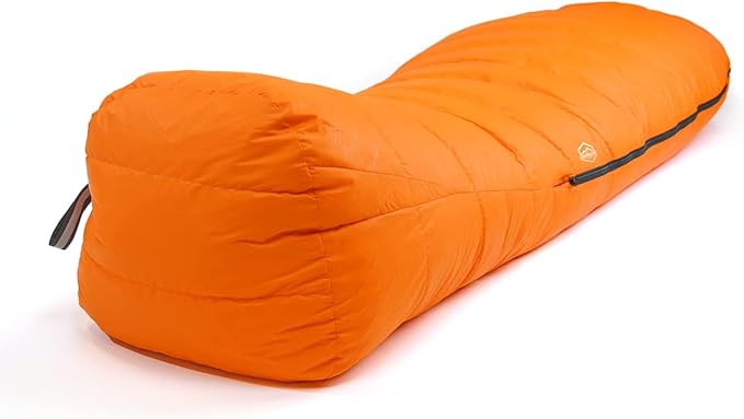 ZOOOBELIVES 10 Degree F Hydrophobic Down Sleeping Bag for Adults - Lightweight and Compact 4-Season Mummy Bag for Backpacking, Camping, Mountaineering and Other Outdoor Activities – Alplive D1500