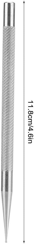 Leather Scriber Pen, DIY Stainless Steel Leather Scriber, Positioning Pen Marking Tool for Sewing Leather or Other Leather Craft Projects