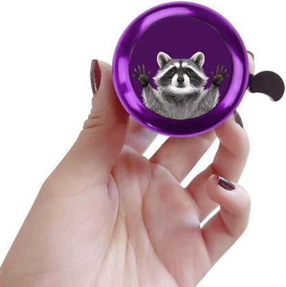 WIRESTER Purple Aluminum Round Bike Bell, Classic Ring Bicycle Bell, Bike Accessories Bell Ring for Adults Kids Girls Boys