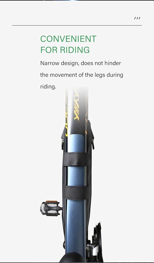 Cool Change Bike Bag Top Tube, Bike Frame Bag Triangle Waterproof Bicycle Under Tube Bag for MTB Road Bike, Cycling Accessories