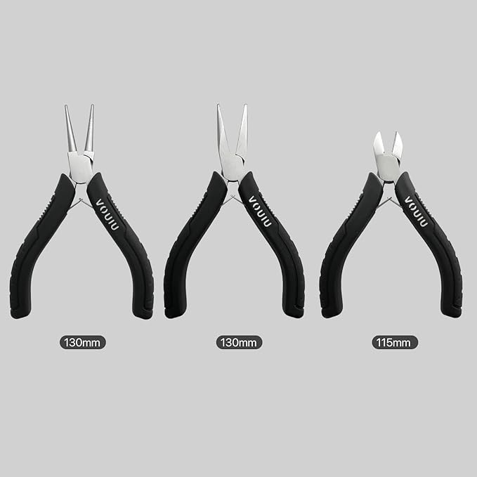 3-Piece Jewelry Pliers Set Jewelry Making Tools