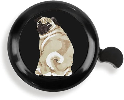 WIRESTER Cute Aluminum Round Bike Bell, Classic Ring Bicycle Bell, Bike Accessories Bell Ring for Adults Kids Girls Boys (Black, Red, Blue, Purple)