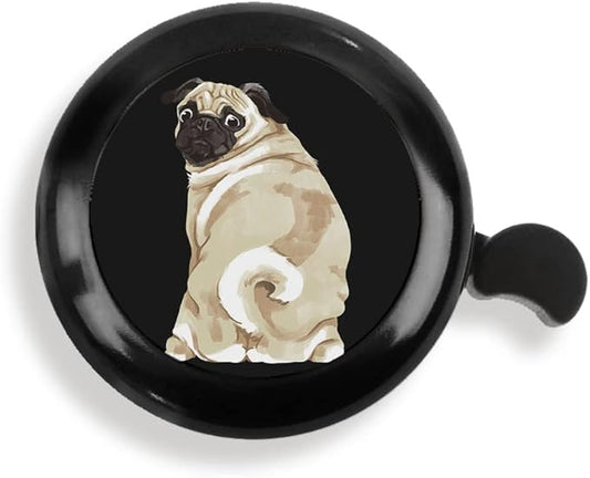 WIRESTER Cute Aluminum Round Bike Bell, Classic Ring Bicycle Bell, Bike Accessories Bell Ring for Adults Kids Girls Boys (Black, Red, Blue, Purple)