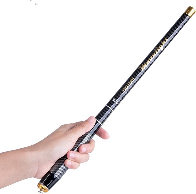 Goture//Telescopic Tenkara Fishing Rod Kit//Ultralight Travel Fishing Rod,Portable Collapsible Bass Crappie Rod, Carbon Fiber Inshore Stream Trout Pole 10 12 15 18 21 24 Free Tip Set(Top 3 Segment)